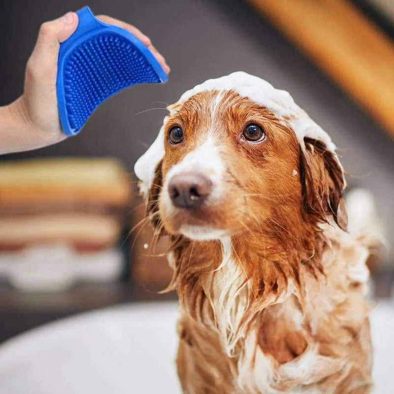 Escova para Banho Massageadora para Cachorro PetFriend Loja Tec8