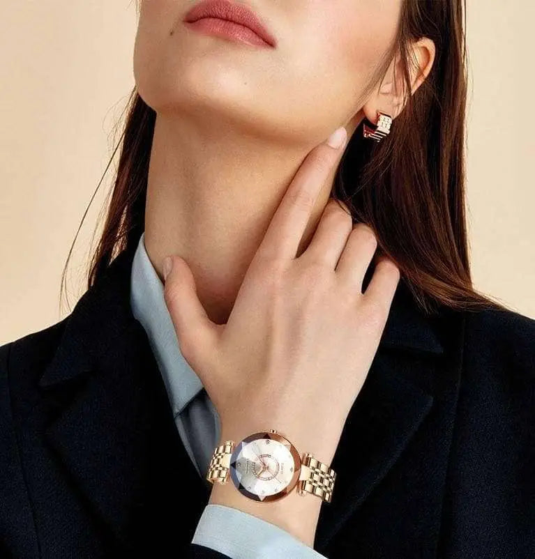 Relógio Feminino de Quartzo Luxe Lady - Elegância e sofisticação