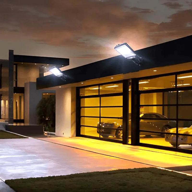 Refletor de Led Solar Economex - Deixe Sua Casa Iluminada e Segura