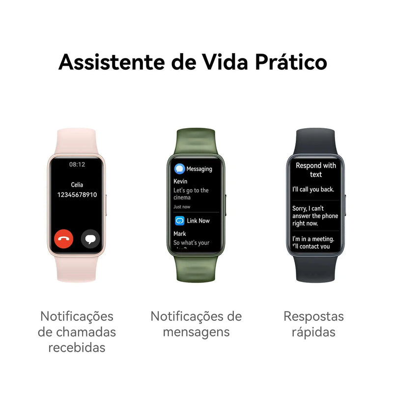 Smartwatch Huawei Band 8 - Saúde e bem-estar no dia a dia